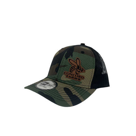 Camo/Black Mesh Patch Baseball Hat