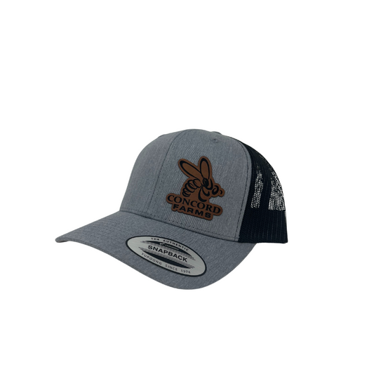 Gray/Black Mesh Patch Baseball Hat