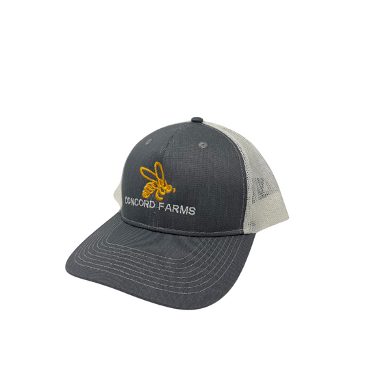 Gray/White Baseball Hat