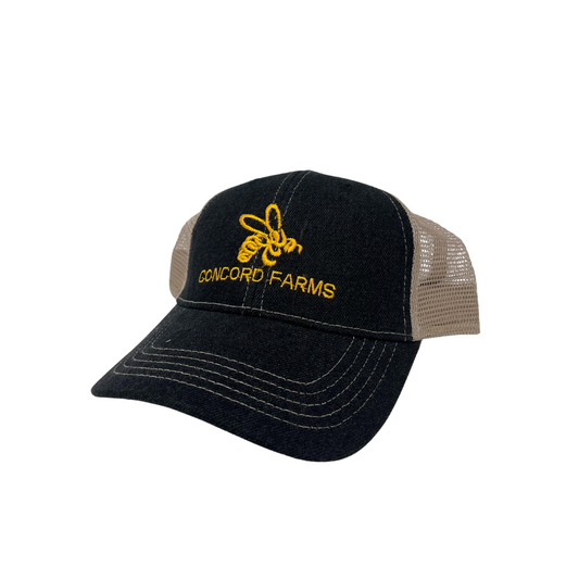 Black/Tan Baseball Hat