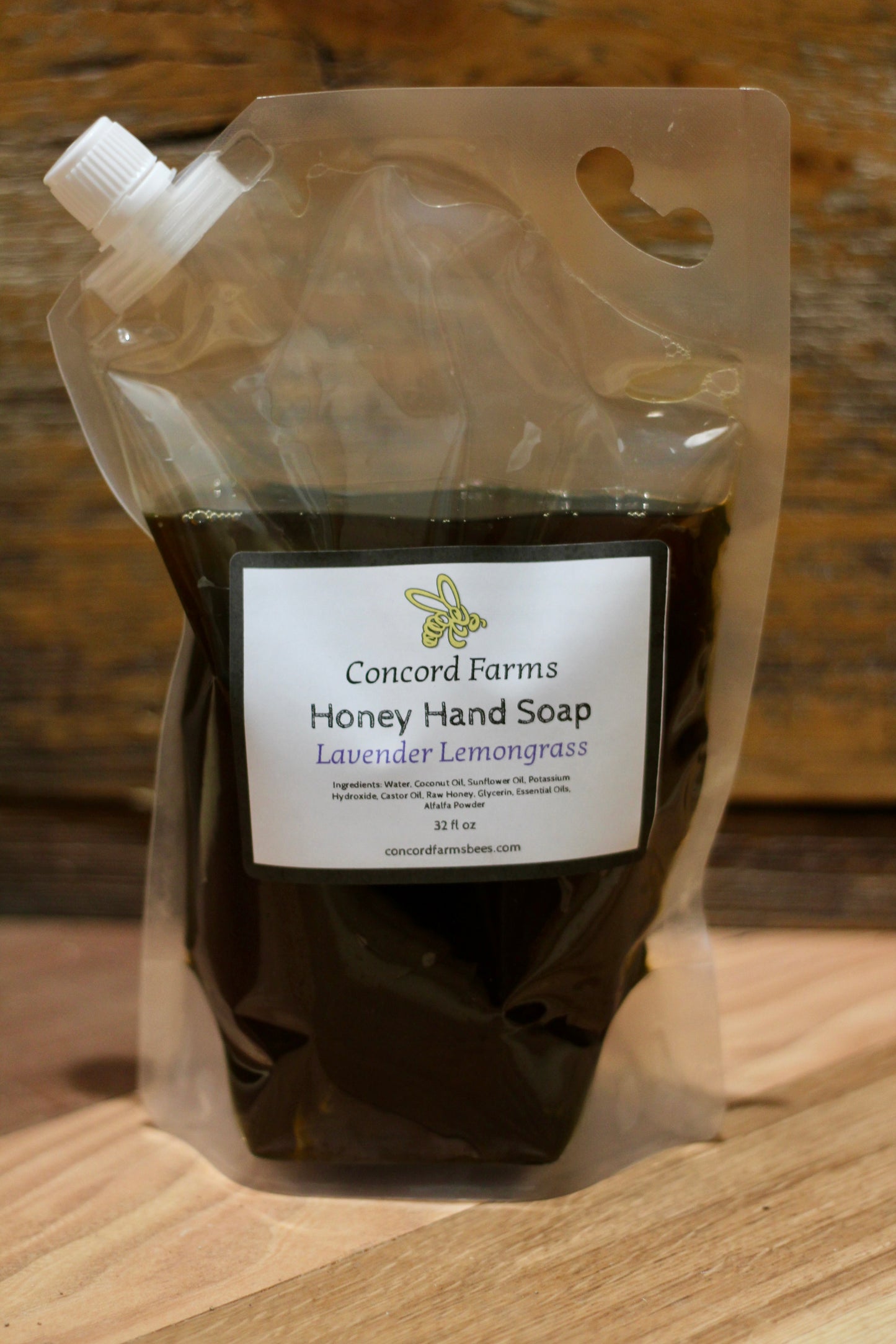 Honey Hand Soap Lavender Lemongrass Refill 36oz