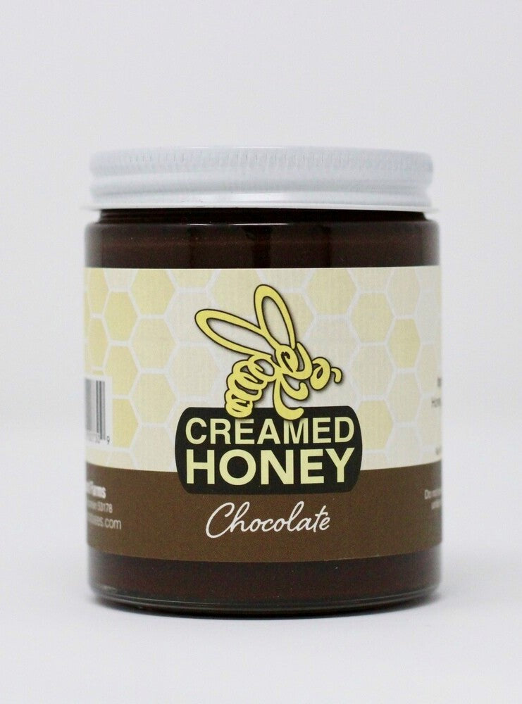 8 oz Chocolate Creamed Honey