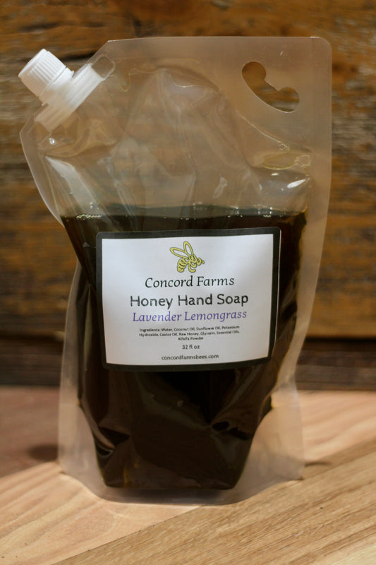 Honey Hand Soap Lavender Lemongrass Refill 32oz