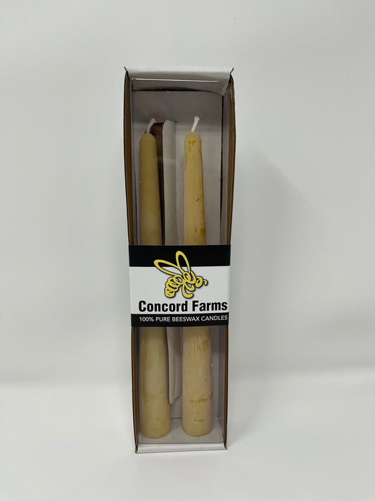 7” Beeswax Taper Candle Set