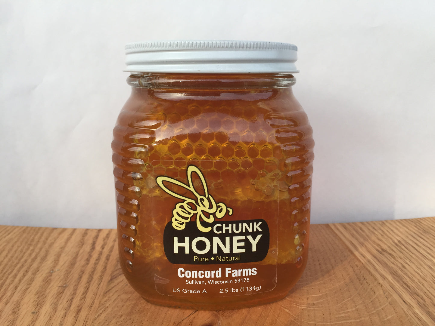 2.5 lb Chunk Honey